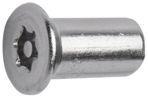 SECURITY T-ster/pin hulsmoer met verzonken kop Roestvaststaal (RVS) A2