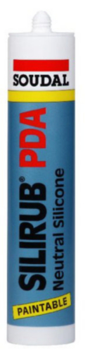 Soudal Silicone sealant White 300ml