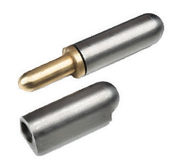 Dobradiça de soldar aço/latão Aço inoxidável (Inox) hinge with weld-on lip AISI 304, pin and ring AISI 303