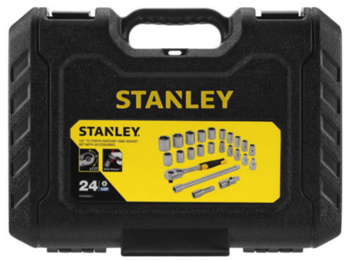 Stanley Socket wrench set 1/2" 24 pieces