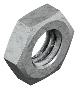 Hexagon thin nut ISO 4035 Steel Hot dip galvanized 04 ISO metric M12