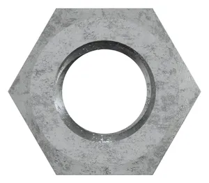 Hexagon thin nut ISO 4035 Steel Hot dip galvanized 04 ISO metric M12