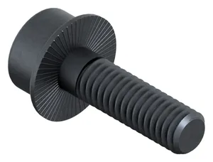 Self-locking hexagon socket head cap screw with flange Steel Plain 100