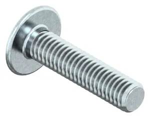 Hexagon socket button head screw with flange ISO 7380-2 Steel Zinc plated 010.9 M6X50