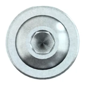 Hexagon socket button head screw with flange ISO 7380-2 Steel Zinc plated 010.9 M6X50