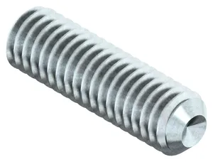 Hexagon socket set screw with cup point DIN 916 Steel Zinc plated 45H M4X10