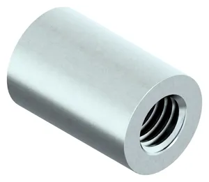 Round connection nut Free-cutting steel Zinc plated