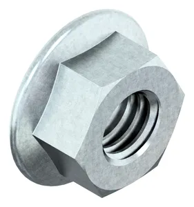 Hexagon flange nuts DIN 6923 Steel Zinc flake Cr<sup>6+</sup>free - ISO 10683 flZnnc 10 metric fine