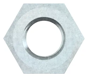 Hexagon jam nut, turned, UNC ASME ≈B18.2.2 Free-cutting steel Zinc plated 04