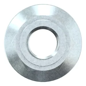 Prevailing torque type hexagon nut with flange with non-metallic insert DIN 6926 Steel Zinc plated 8 M8