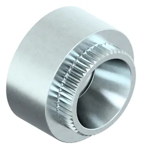 Round rivet bush Steel Zinc plated M4-(2,9-3,1)