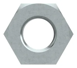 Prevailing torque type hexagon nut, all metal H130-ESN Steel Zinc plated