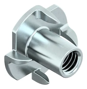 Drive-in nut for wood Steel Zinc plated