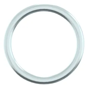 Welded ring for safety swing hooks Steel Zinc plated