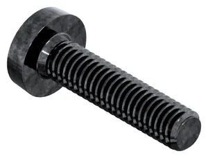 Cross recessed raised cheese head screw DIN 7985-Z Steel Zinc plated black passivated 4.8