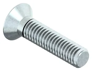 Cross recessed countersunk head screw DIN 965 A-Z Steel Zinc plated black passivated 4.8