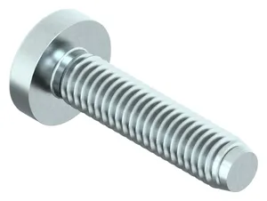 Cross recessed raised cheese head thread rolling screw Steel Zinc plated D7500