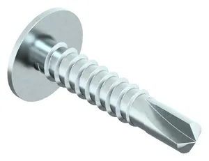 Self drilling cross recessed screw for back panels Steel Zinc plated