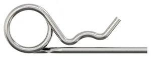 Spring cotter pin,double DIN 11024 Spring steel Zinc plated