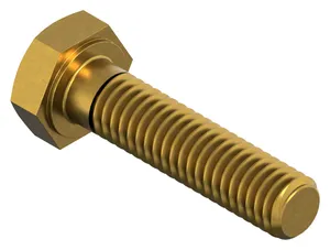 Hexagon head screw BSW BS ≈1083 Brass Cu2