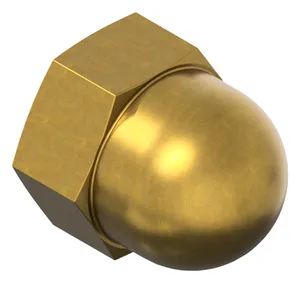 Hexagon domed cap nut, high type DIN 1587 Brass CU2/CU3 M20