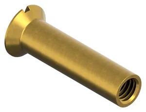 Sleeve nut for door fittings Brass