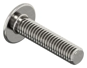 Hexagon socket button head screw with flange ISO 7380-2 Stainless steel A2