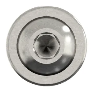 Hexagon socket button head screw with flange ISO 7380-2 Stainless steel A2