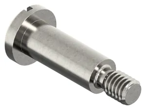 Slotted pan head screw with shoulder DIN 923 Stainless steel A1 50