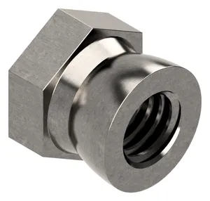 SECURITY Hexalobular socket countersunk head barrel nut with pin Stainless steel A2