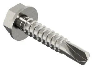 Self-drilling hexagon head screw washer faced DIN 7504 K Stainless steel A2