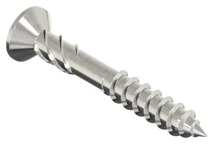 Countersunk head screw with cutting point Stainless steel A2