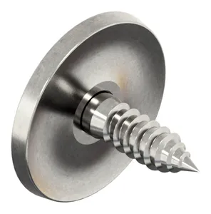 Woodscrew with washer 20mm Pozidriv Stainless steel A2 ring ø=20mm 4,5X40X20MM