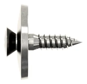 Woodscrew with washer 20mm Pozidriv Stainless steel A2 ring ø=20mm 4,5X40X20MM