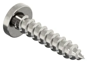 Hexalobular socket raised cheese head screw for chipboard Stainless steel A2