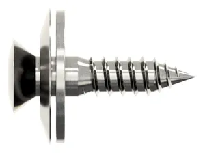 Woodscrew with washers hexalobular Stainless steel A2 ring ø=15mm