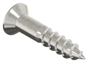 Hexalobular countersunk timber screw Stainless steel A2