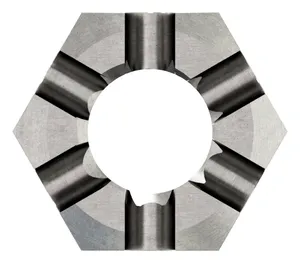 Hexagon thin slotted and castle nut DIN 979 Stainless steel A4 035