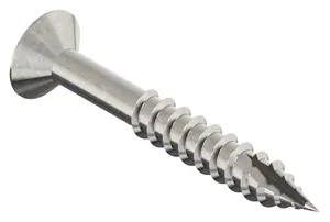 Countersunk chipboard screw ribs cut point Stainless steel A4