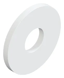 DIN 9021 Form G Penny Mudguard Flat Washer, Nylon 6.6, White