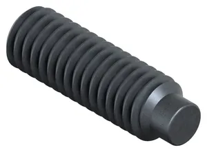 Hexagon socket set screw with nylon dog point (thrust screw) Steel Plain 5.8