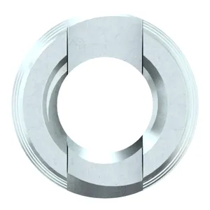 Self-cutting threaded insert type 302 Steel Case-hardened Zinc plated