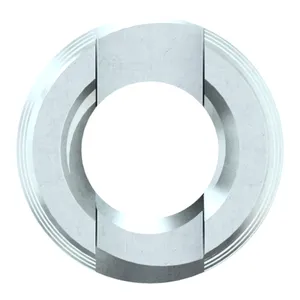 Self-cutting threaded insert with hexagon socket type 302 2 Steel Case-hardened Zinc plated