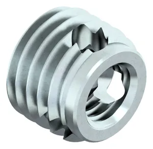 Self-cutting threaded insert type 307/308 Steel Zinc plated 307