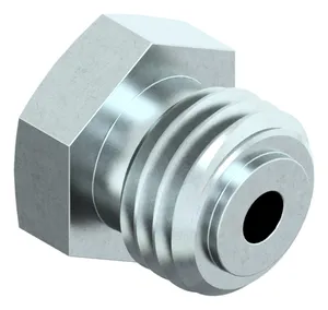 Lubricating nipple, cupped type DIN 3405 A Steel Zinc plated