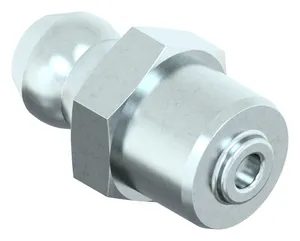 Lubricating nipple, cone type, drive-in Steel Zinc plated