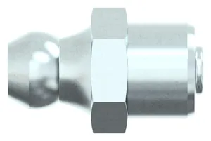 Lubricating nipple, cone type, drive-in Steel Zinc plated