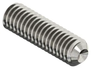 Hexagon socket set screw with cup point UNC ASME B18.3 Stainless steel ASTM F880 304 CW