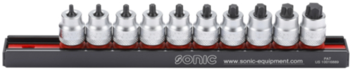 Sonic Socket and bit 3/8'' STAR LOW