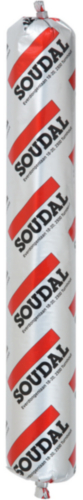 Kit Soudal Silicone 600ml Cinzento